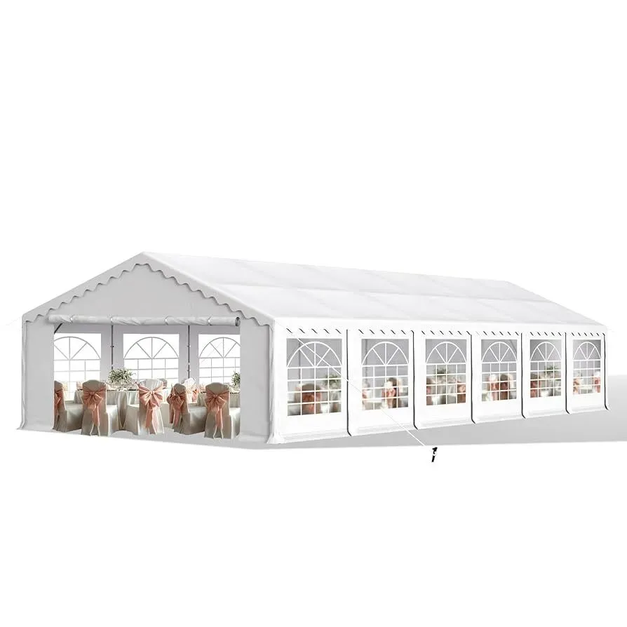 20x40 White Party Tent